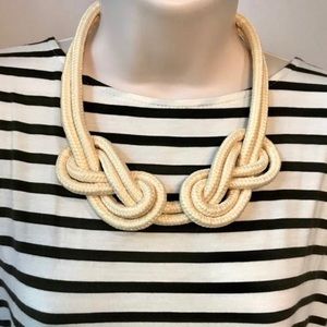 Nautical Jute Rope Knot Necklace